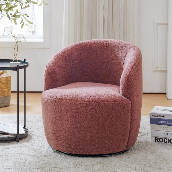 Red 2025 fur chair