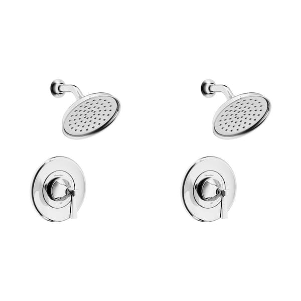 American Standard Rumson Single-Handle 1-Spray Shower Faucet Set in Polished Chrome (Valve Included)