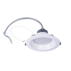 6 in. Selectable Lumen Color Temperature Dimmable Integrated LED Recessed Downlight Trim Wet Location CEC 120V to 277V