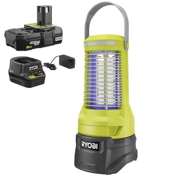 RYOBI ONE+ 18-Volt Cordless Bug Zapper with 2.0 Ah Battery and Charger