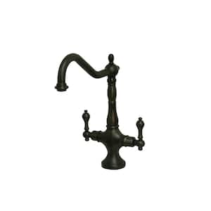 Heritage 2-Handle Standard Kitchen Faucet in Oil Rubbed Bronze