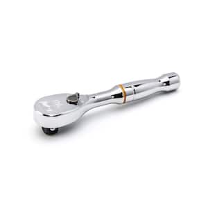 3/8 in. Drive 90-Tooth Compact Head Stubby Teardrop Ratchet