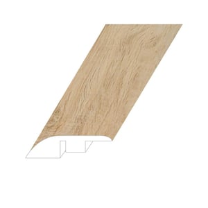 Manifesto Natural Sable 0.6 in. Thick x 1.8 in. Wide x 94.5 in. Length Vinyl Reducer Molding