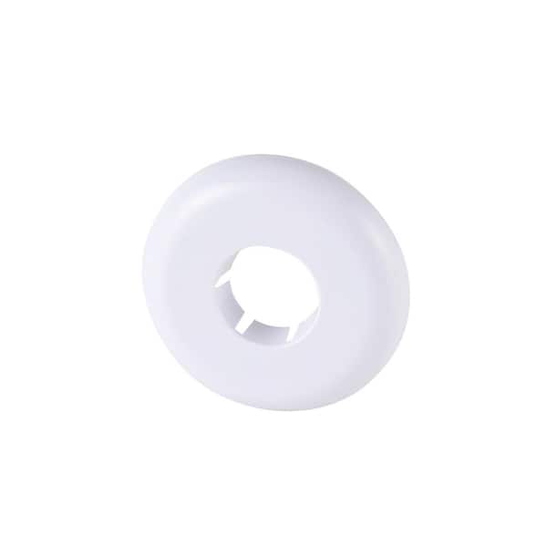 3/4 in. x 2.5 in. IPS White Plastic Floor and Ceiling Plate