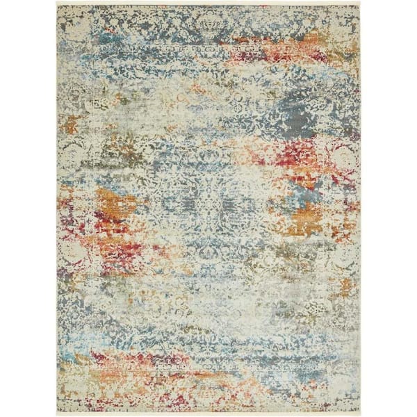 Unique Loom Baracoa Panamericana Cream 10' 0 x 13' 1 Area Rug