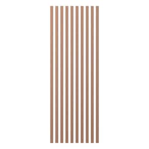 Heritage Premier Traditional 94.5 in. H x 2 in. W Slatwall Panels in Cherry 10-Pack