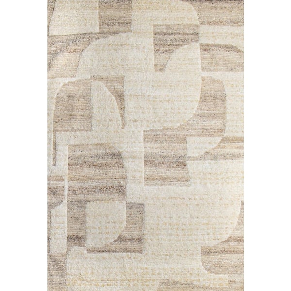 BASHIAN Marrakesh Camel 9 ft. x 12 ft. Moroccan Transitional Area Rug