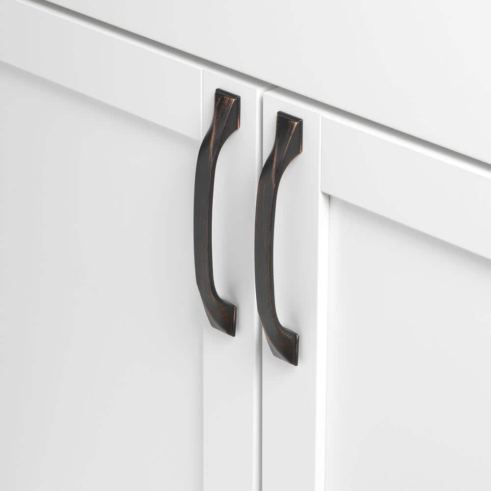 5 in. Oil Rubbed Bronze Twisted Arch Cabinet Pull