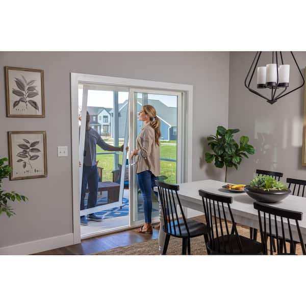 RITESCREEN 48-in x 80-in Bronze Aluminum Sliding Patio Screen Door RITESCREEN 48-in x 80-in Bronze Aluminum Sliding Patio Screen Door