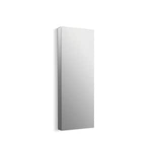 Maxstow 15 in. x 40 in. Aluminum Frameless Surface-Mount Soft Close Medicine Cabinet with Mirror