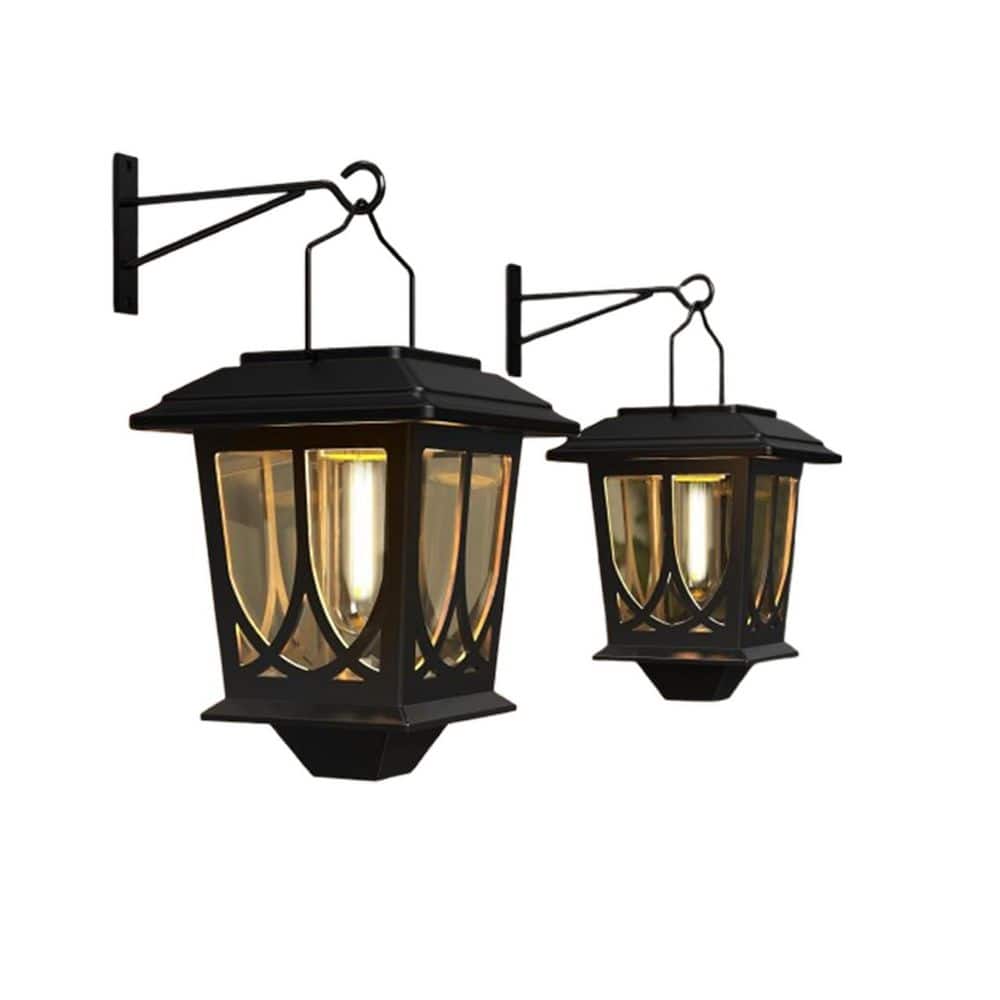 Outdoor Waterproof Lantern, Glass Automatic On/Off LED Hanging Solar Light (2 Pack) price history on PriceWatchPro