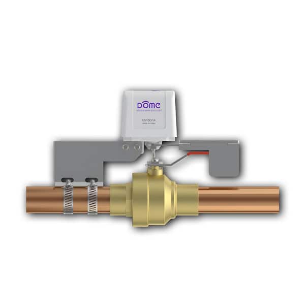 Elexa Dome Home Automation Z-Wave Certified Water Valve for Pipes up to 1-1/2 in.