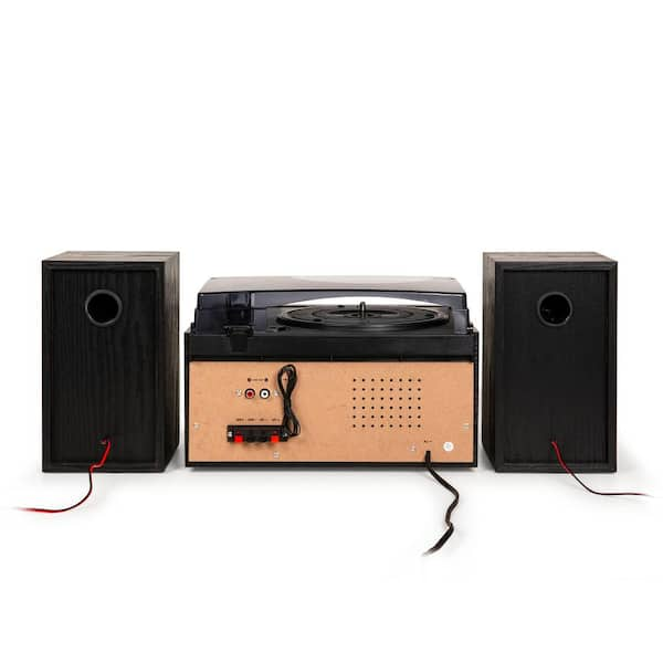 Crosley Eclipse Entertainment Center CR7014A-BK - The Home Depot