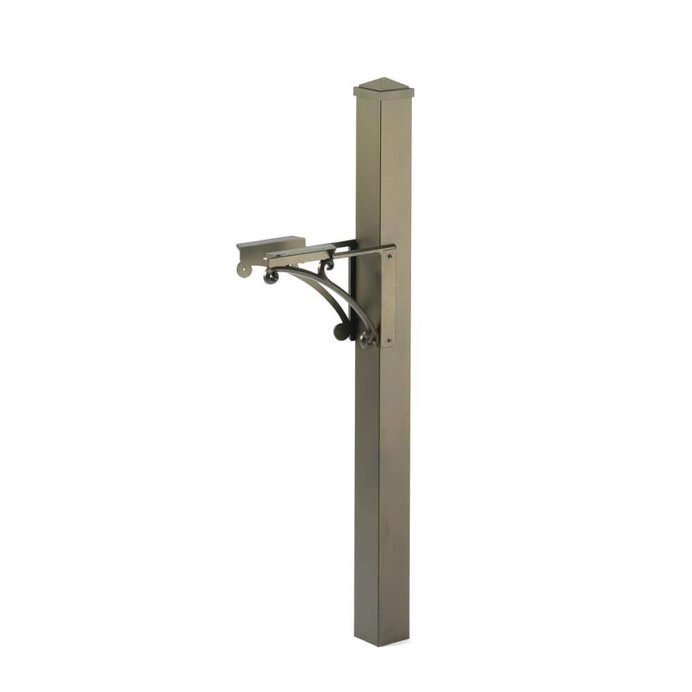 UPC 719455159927 product image for Superior Post and Brackets with Cap in French Bronze | upcitemdb.com