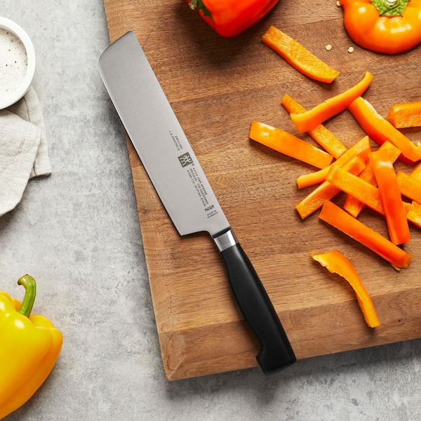 4-Star 6.5 in. Stainless Steel Blade Nakiri Knife
