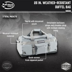25 in. Weather Resistant Duffel Bag