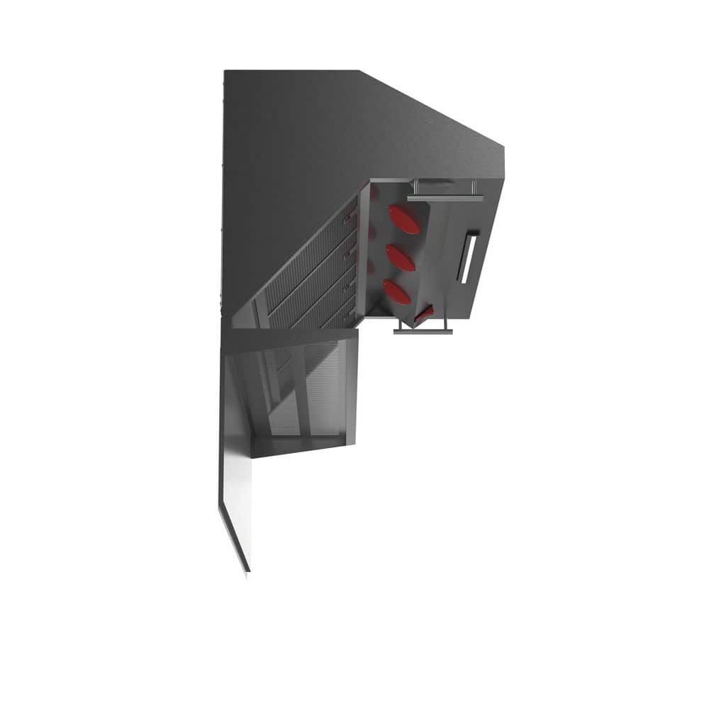 Savona 48" Stainless Steel Wall Mount Range Hood with Hybrid Filters