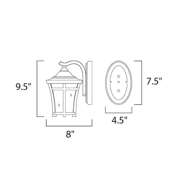 Balboa Vivex Copper Oxide Outdoor Wall Lantern Sconce
