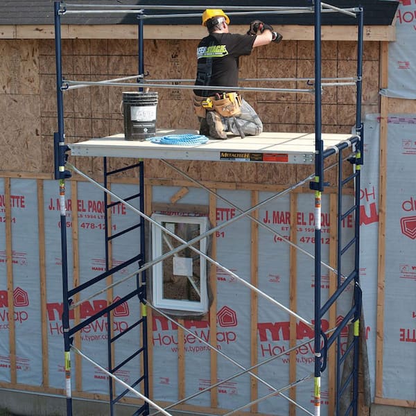 Saferstack 5 ft. x 5 ft. Steel Mason Scaffolding Frame, 8-Pack