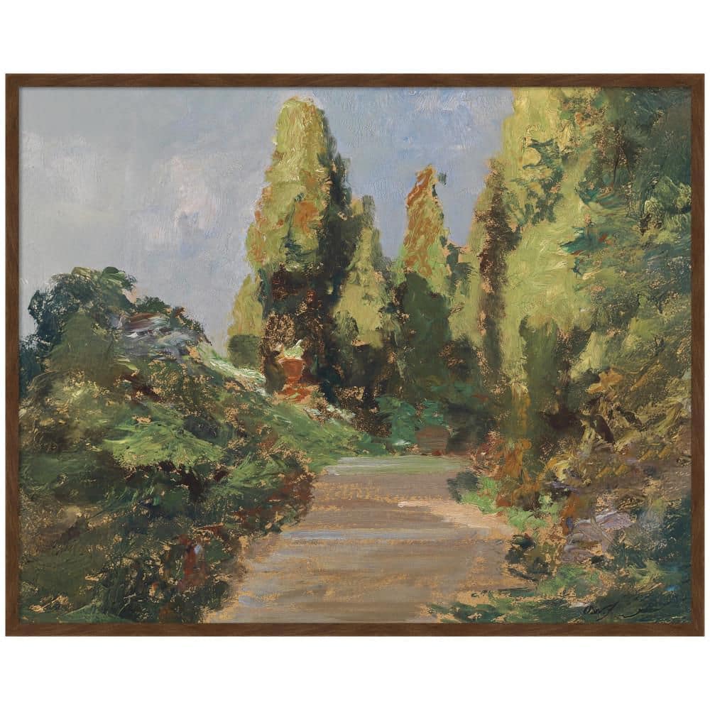 Carlisle Parklandschaft Olga Wisinger Florian by Nostalgia Prints Landscape Framed Art Print 33 in. x 41 in. price history on PriceWatchPro