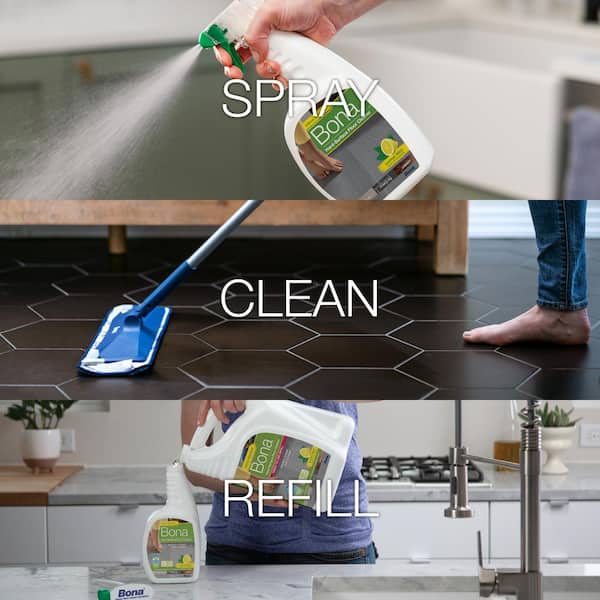 Bona 32 oz. Lemon Mint Hard-Surface Floor Cleaner