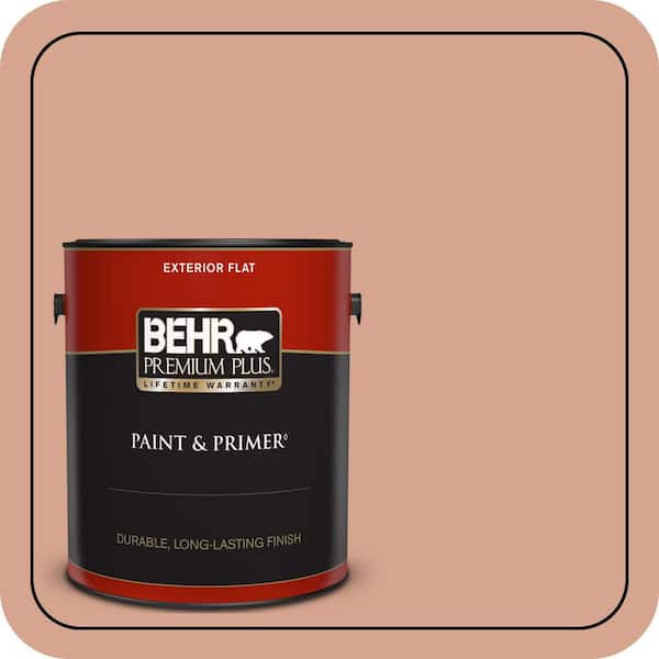 BEHR PREMIUM PLUS 1 gal. #240E-3 Coronado Dunes Flat Exterior Paint & Primer