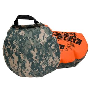 17 in. Heat-A-Seat Camouflage/Blaze Orange