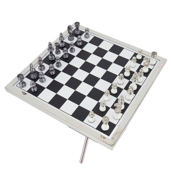 Classy Kids Board Games / Chess Board Set , Black and White