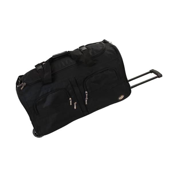Rockland Voyage 30 in. Rolling Duffle Bag, Black PRD330-BLACK - The ...