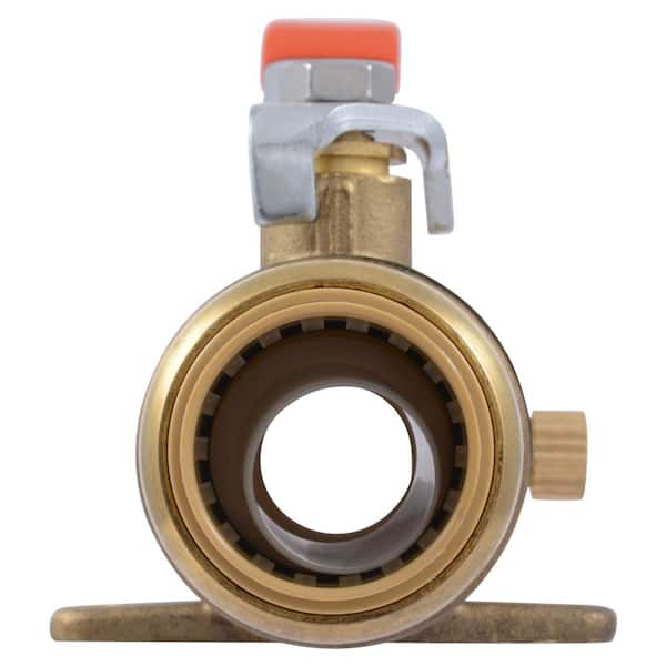 CMI inc 1 in. Brass Test and Drain Valve Fitting HC-125STR-1 - The Home  Depot