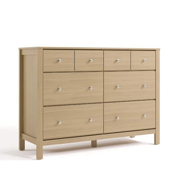 Horizon Driftwood 6-Drawer 47.88 in. Wide Dresser