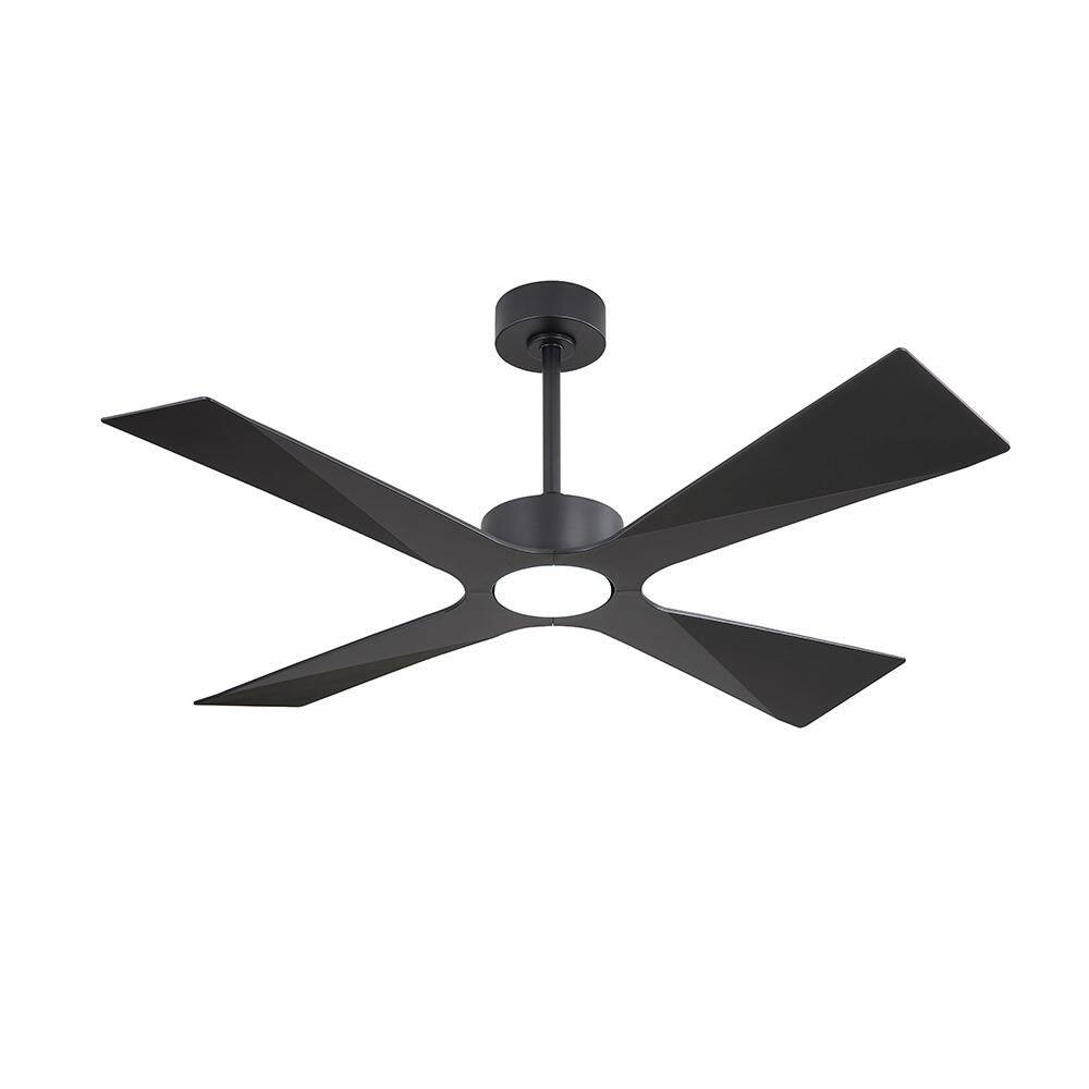54 in. 4-ABS Blades Indoor Black LED Ceiling Fan with Remote price history on PriceWatchPro