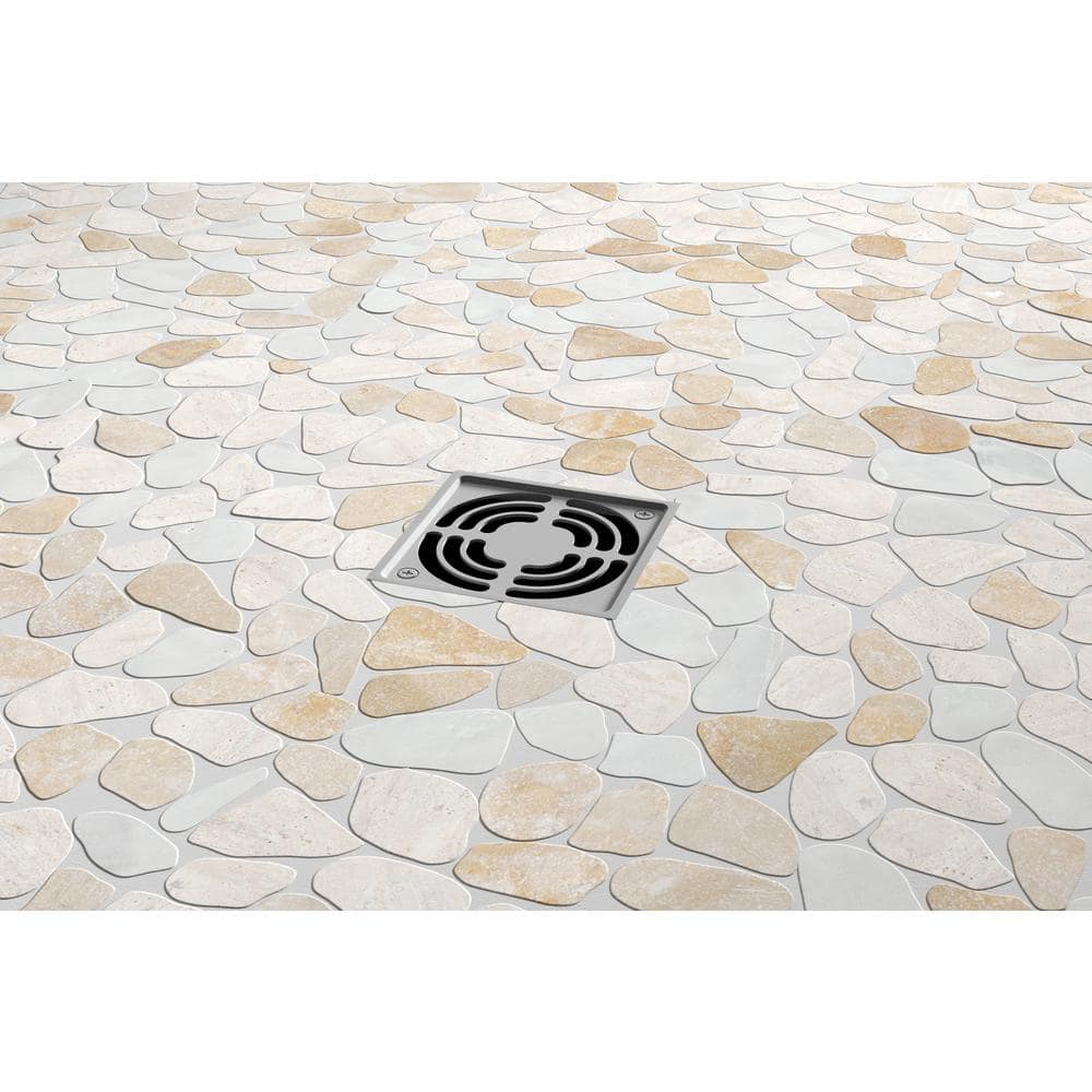 Summer Pebble Stone 12x12 Natural Mosaic Tile