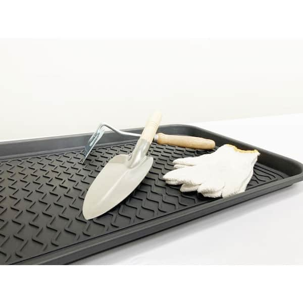 SafetyCare Rubber Shoe & Boot Tray - Multi-Purpose - 24 x 16 Inches - 1 Mat