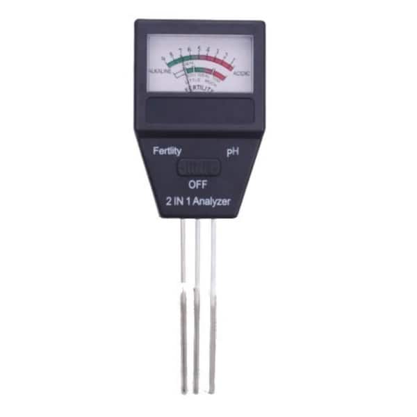 Soil Moisture Sensor Meter 2 in 1 Fertile Plant PH Tester with 3 Probes Ideal Instrument for Outdoor Indoor Gardening