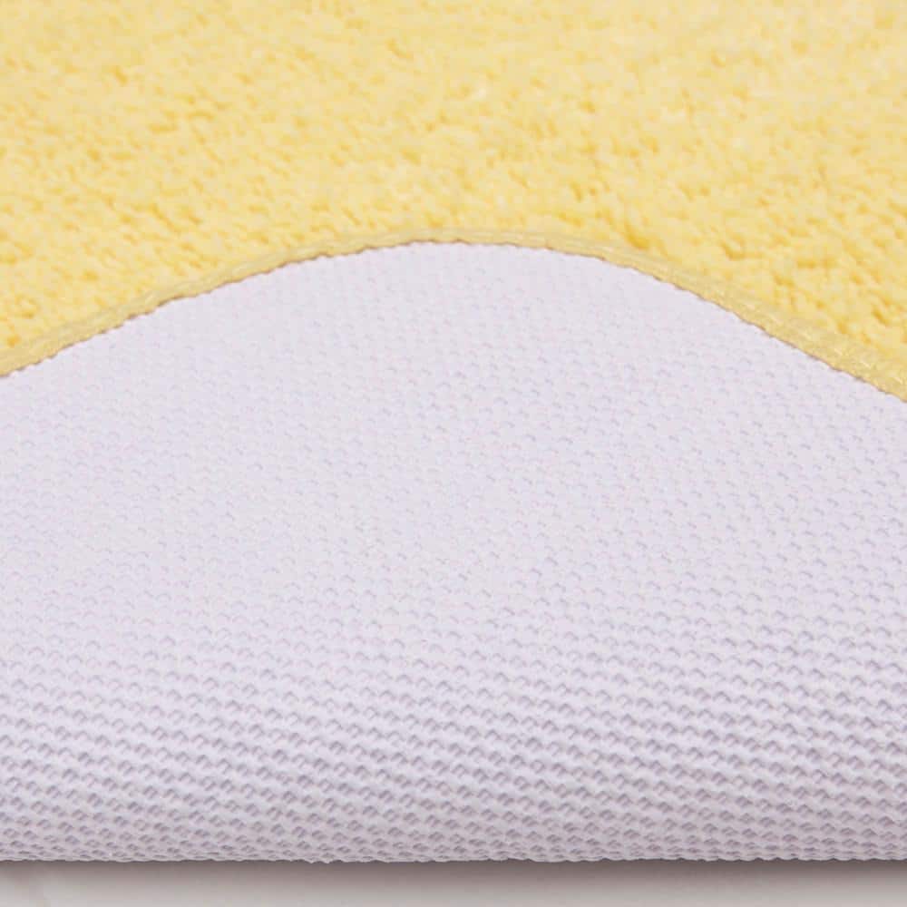 Butter Cream 24" x 20" Nylon Bath Rug