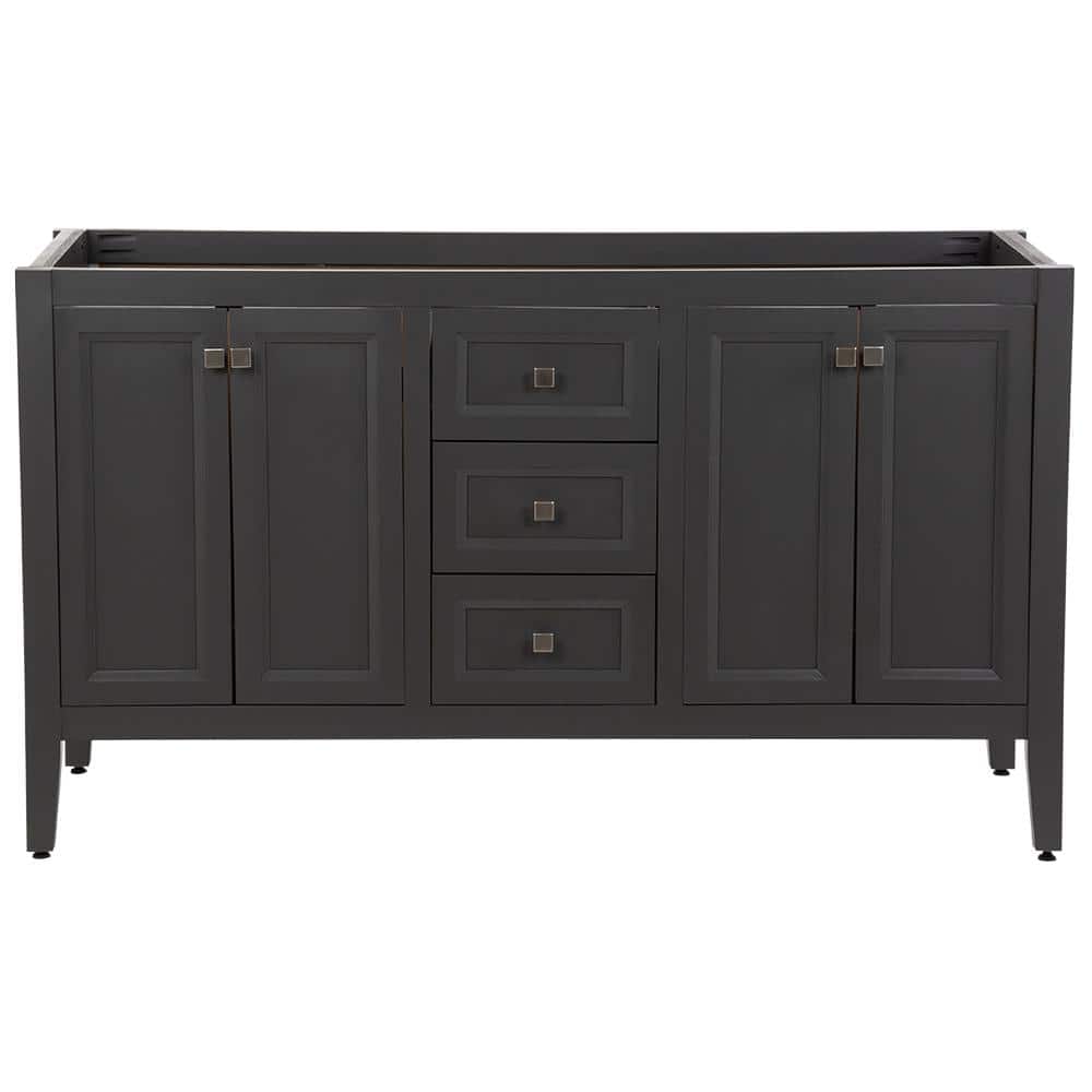 Darcy 60 in. W x 22 in. D x 34 in. H Bath Vanity Cabinet without Top in Shale Gray price history on PriceWatchPro