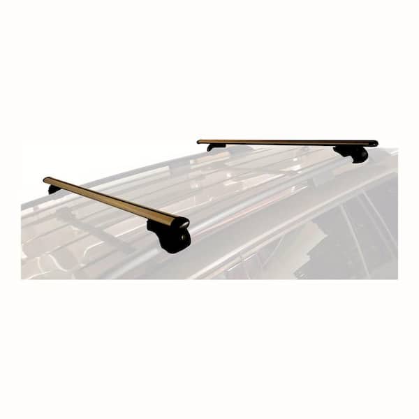 MaxxHaul 150 lbs. Capacity 52 in. Aluminum Roof Top Cross Bar Set - Pair