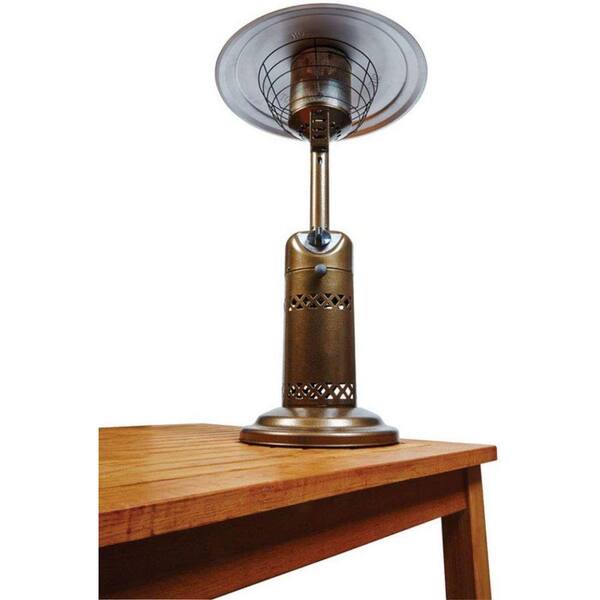 11 000BTU Portable Tabletop Patio Stainless Steel Standing Propane Heater -  21.5