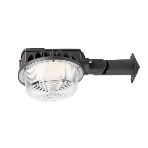 60-Watt Equivalent Integrated LED up to 7800LM Dark Bronze Lumen Select and 3CCT Select Dimmable D2D Outdoor Barn Light