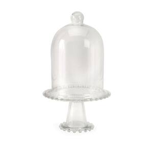 Lenor 10 in. Clear Glass Cake Plate and Cloche
