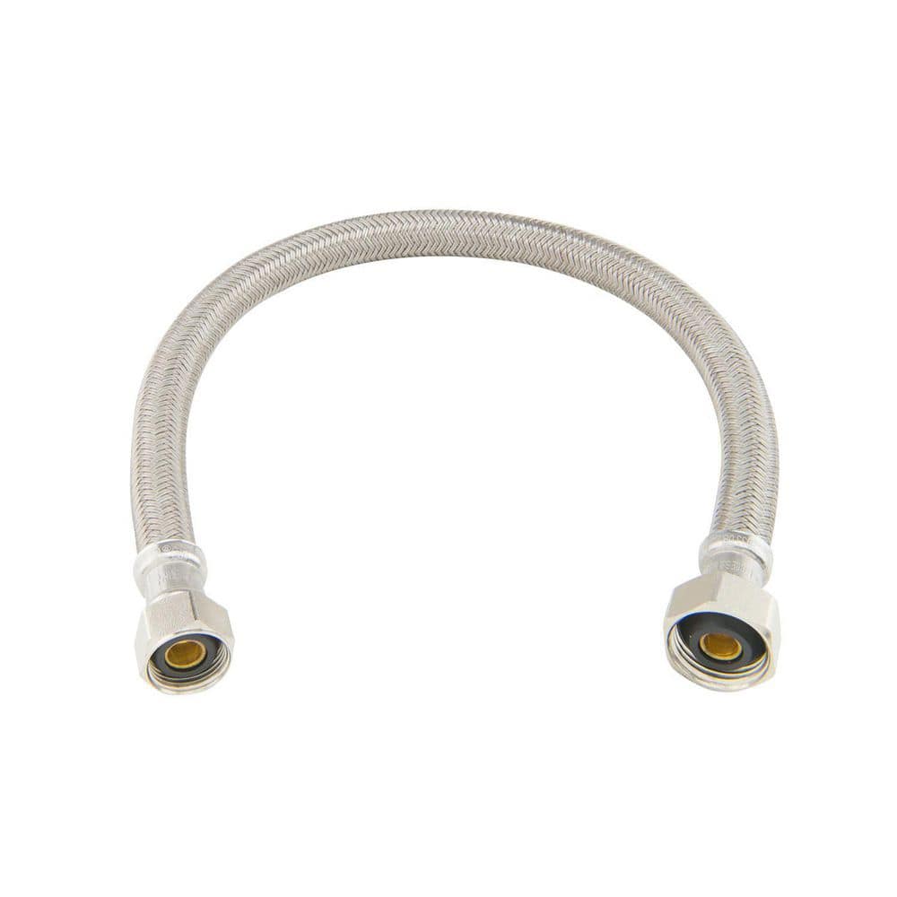 1/2 in. Compression x 1/2 in. FIP x 16 in. Braided Polymer Faucet Supply Line price history on PriceWatchPro