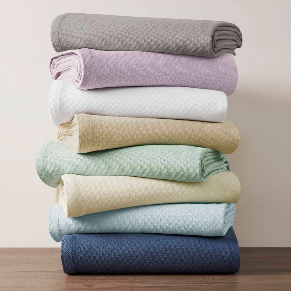 King Lilac Liquid Cotton Machine Washable Blanket