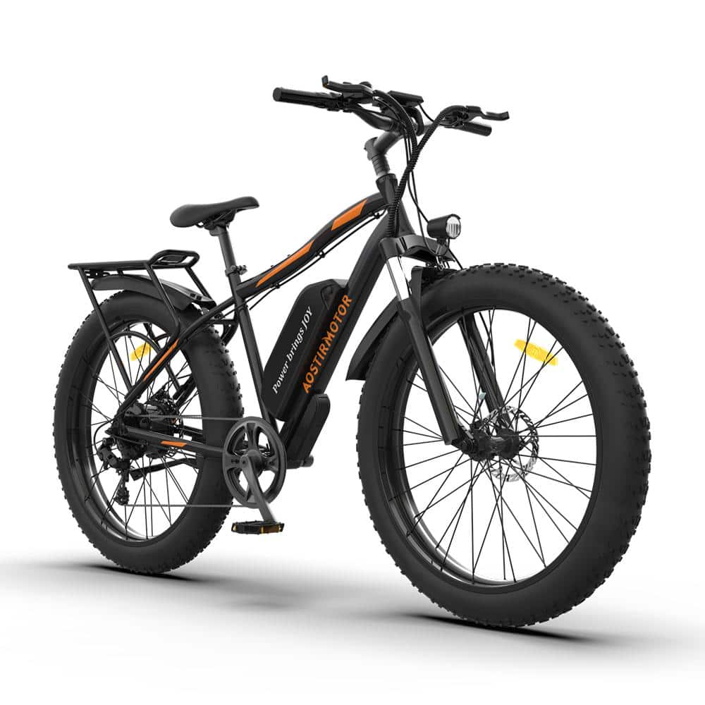 Wildaven 26 in. Electric Bike for Adults, 4-Volt 13Ah Certified Li-Ion ...