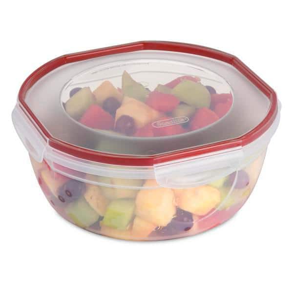 Sterilite Plastic Ultra Seal 4.7 Qt Plastic Food Storage Bowl Container  w/Lid, (8 Pack) 8 x 03948604 - The Home Depot