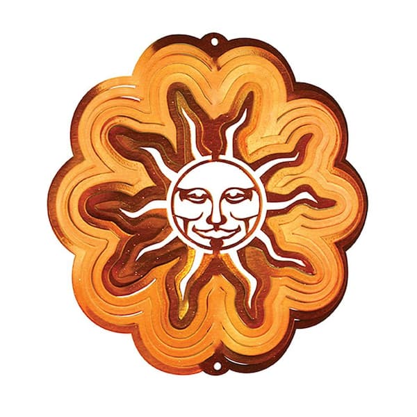 Iron Stop Large Copper Sun Wind Spinner-DISCONTINUED