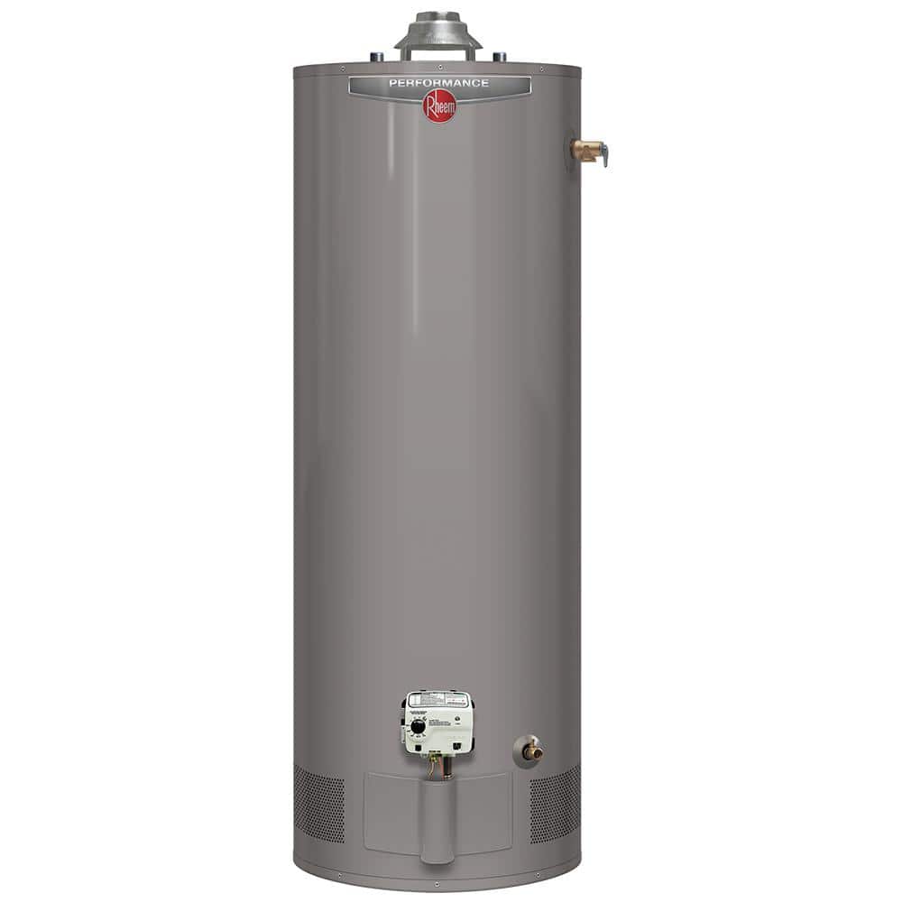 Rheem Performance 40 Gal. Tall 6-Year 36,000 BTU Natural Gas Tank Water Heater -  641058