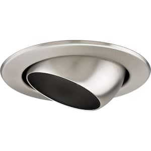 4 in. Brushed Nickel Recessed Eyeball Trim