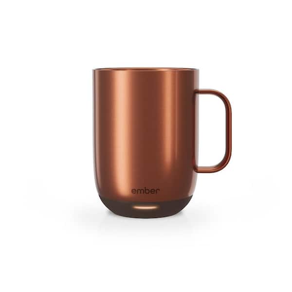 Unbranded Temperature Control Smart Plastic Beverage Mug 2,14 oz. Copper