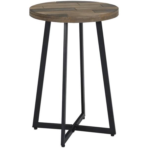 FirsTime & Co. 22 in. Miles Rustic Wood Table 70032 - The Home Depot